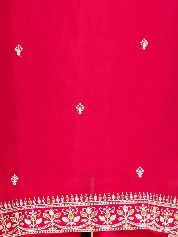 Rani_Pink_Cording_Chanderi_Readymade_Salwar_Suit