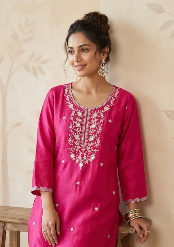 Rani_Pink_Zariwork_Gold_Chinon_Readymade_Salwar_Suit