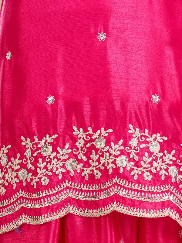 Rani_Pink_Zariwork_Gold_Chinon_Readymade_Salwar_Suit