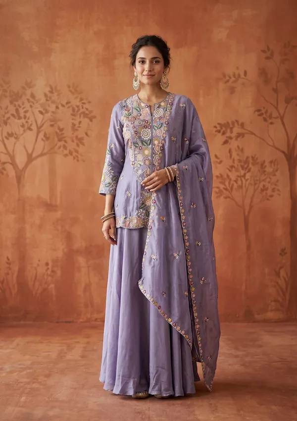 Lavender_Threadwork_Crepe_Readymade_Salwar_Suit