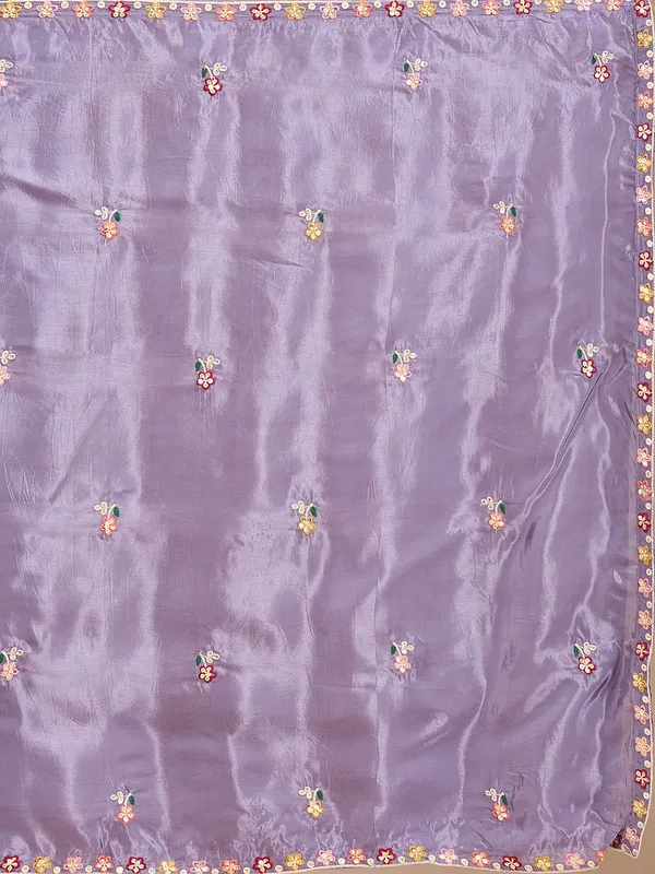 Lavender_Threadwork_Crepe_Readymade_Salwar_Suit