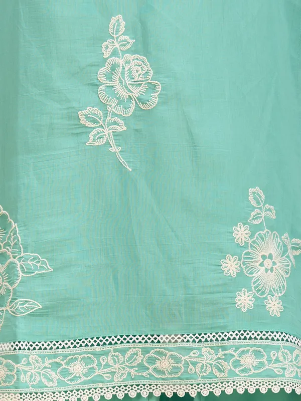 Sea_Green_Threadwork_Chanderi_Readymade_Salwar_Suit