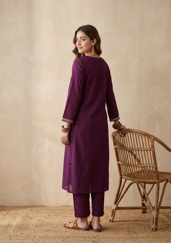 Purple_Threadwork_Chanderi_Readymade_Salwar_Suit