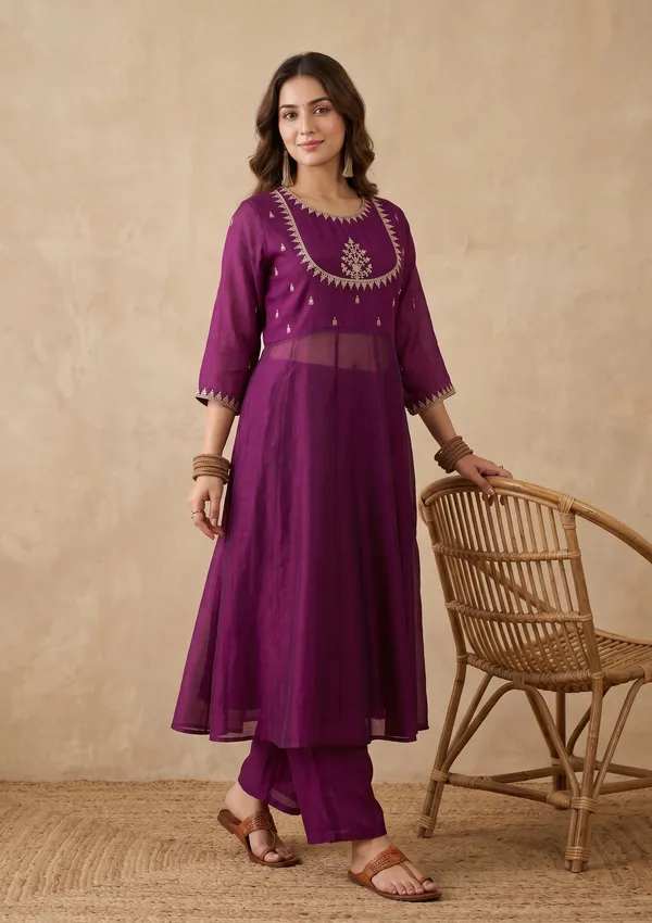 Purple_Zariwork_Gold_Soft_Raw_Silk_Readymade_Salwar_Suit