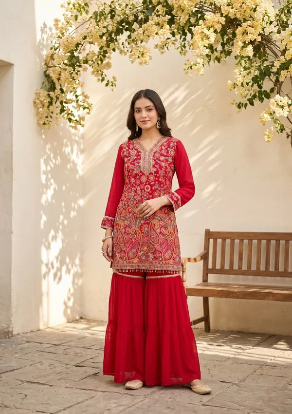 Rani_Pink_Threadwork_Georgette_Readymade_Salwar_Suit