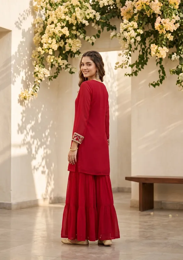 Rani_Pink_Threadwork_Georgette_Readymade_Salwar_Suit