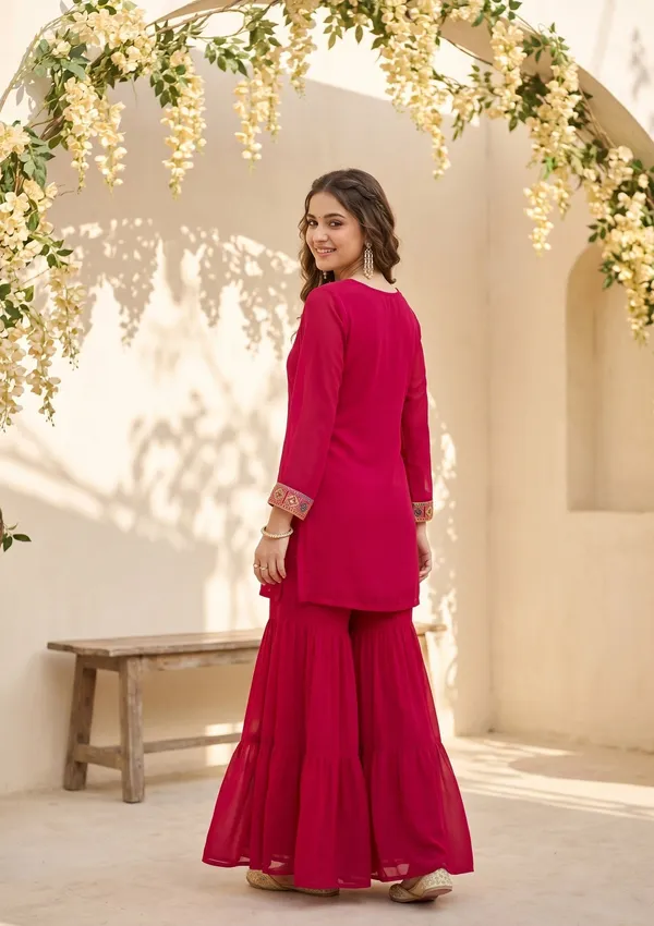 Rani_Pink_Threadwork_Georgette_Readymade_Salwar_Suit
