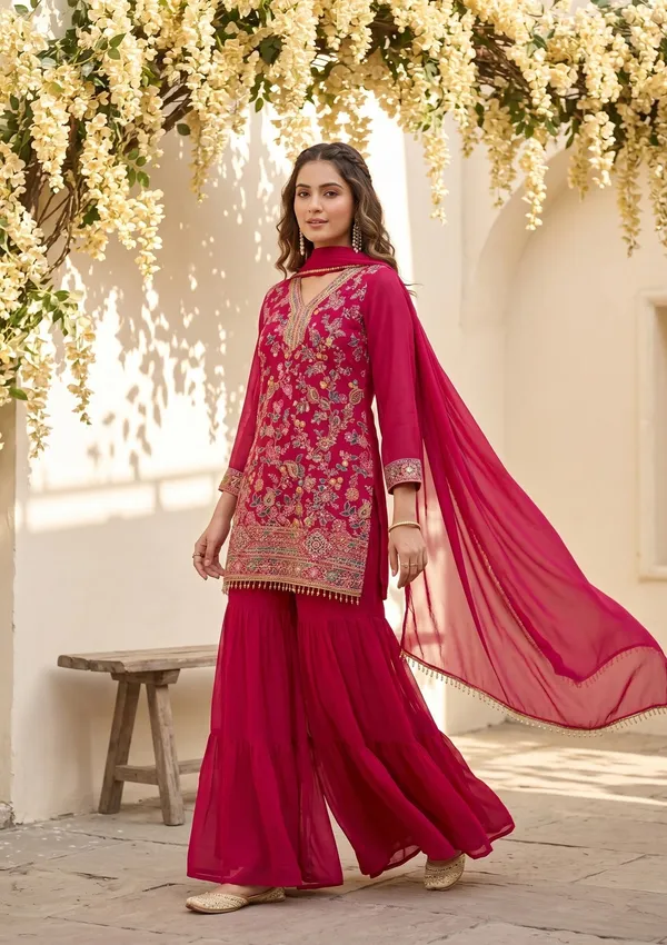 Rani_Pink_Threadwork_Georgette_Readymade_Salwar_Suit