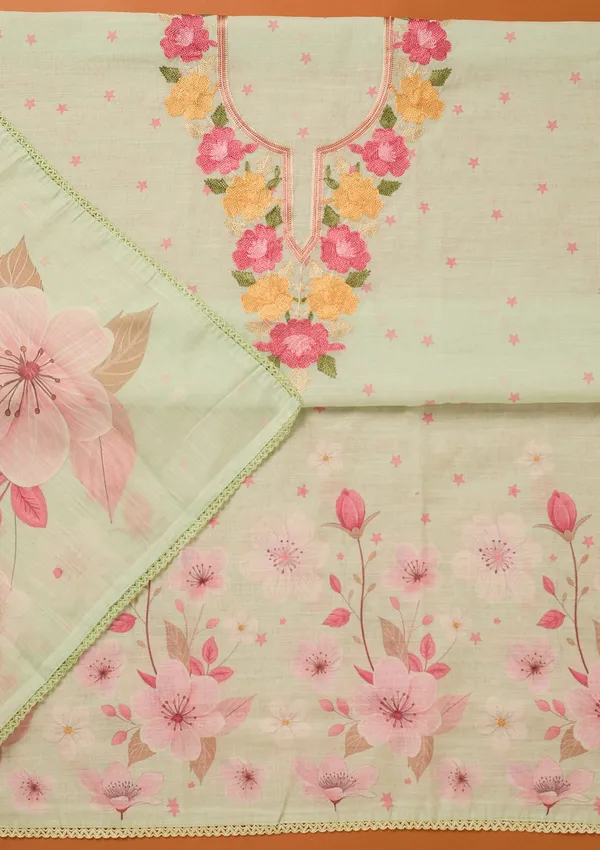 Pista_Green_Threadwork_Linen_Unstitched_Salwar_Suit