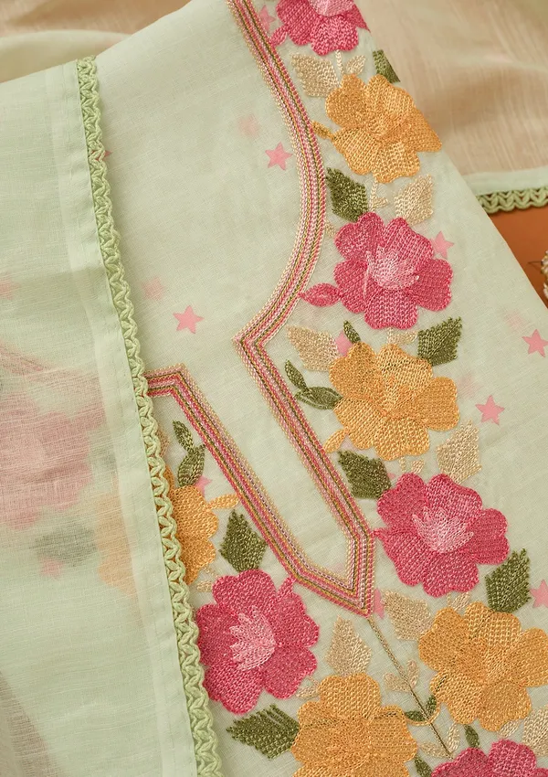 Pista_Green_Threadwork_Linen_Unstitched_Salwar_Suit