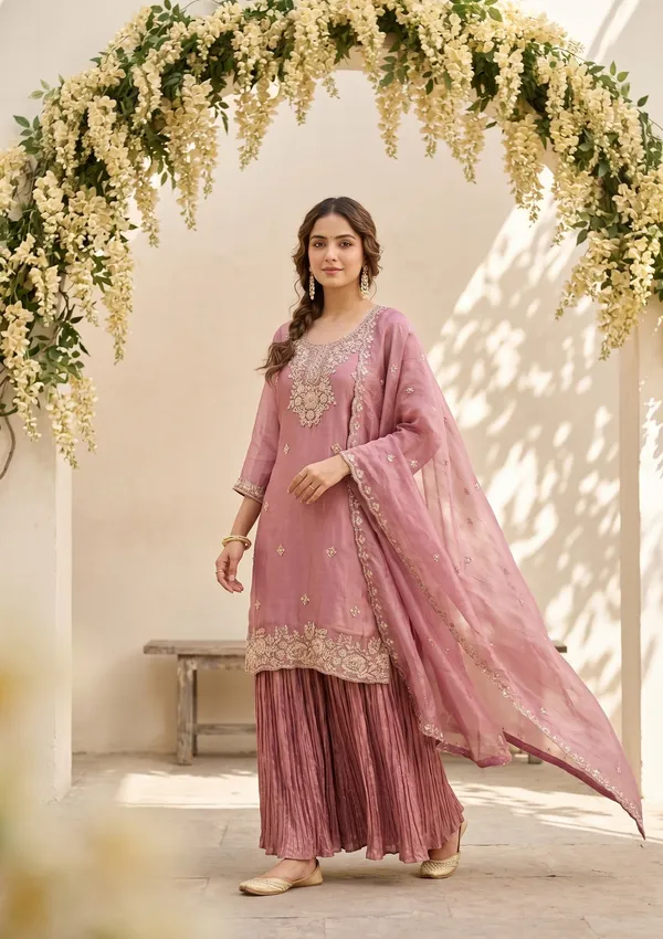 Onion_Pink_Zariwork_Gold_Tissue_Readymade_Salwar_Suit