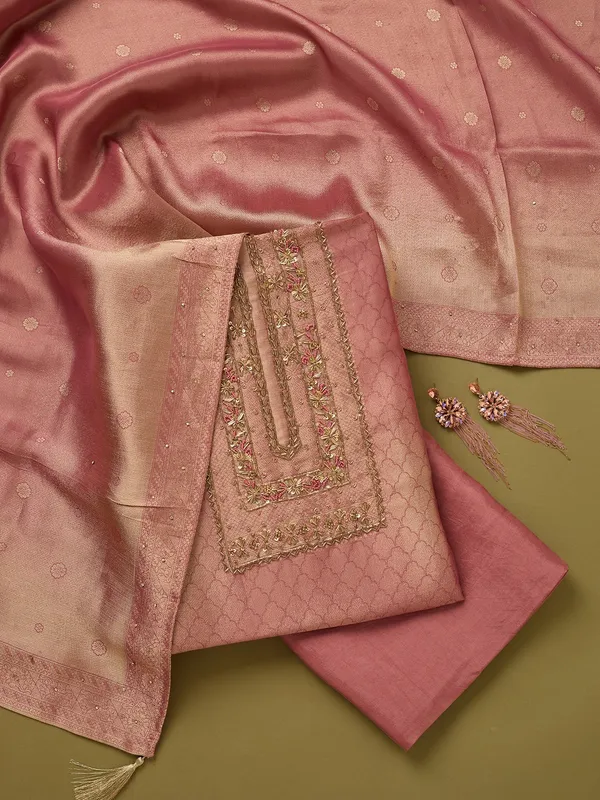 Onion_Pink_Cutdana_Dola_Silk_Unstitched_Salwar_Suit