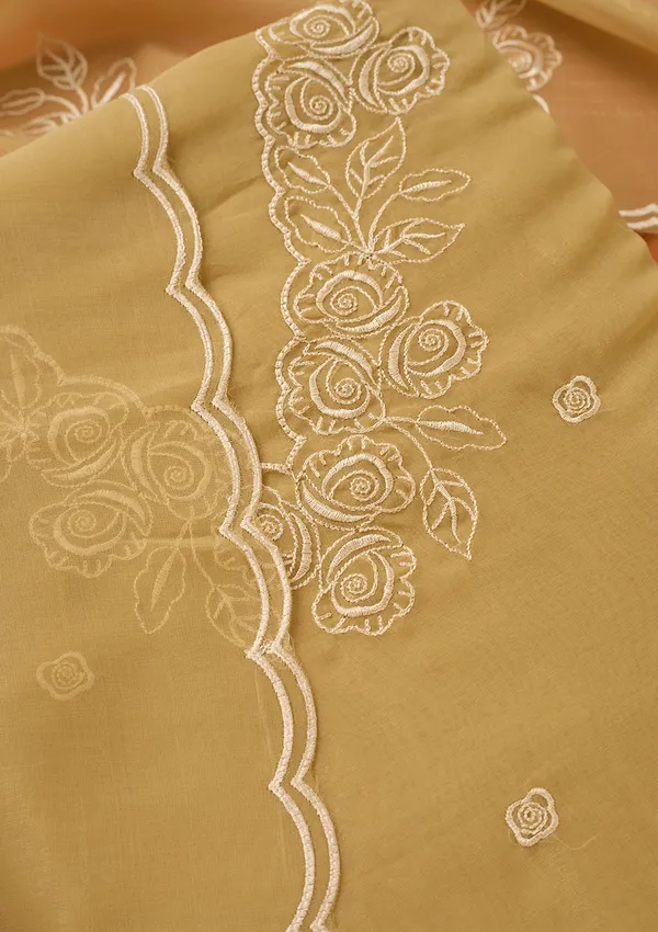 Beige_Threadwork_Tissue_Unstitched_Salwar_Suit
