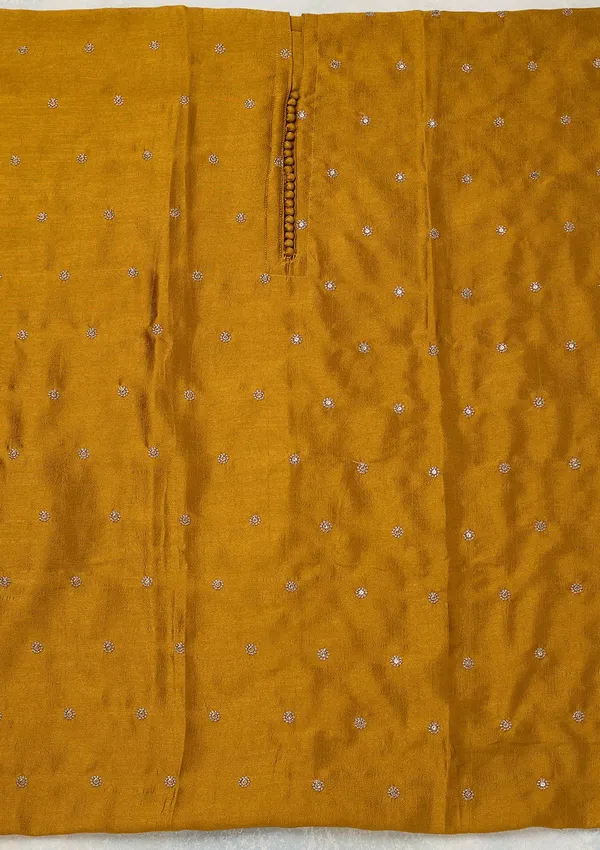Mustard_Zariwork_Gold_Soft_Raw_Silk_Unstitched_Salwar_Suit