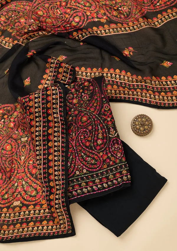 Black_Threadwork_Crepe_Unstitched_Salwar_Suit