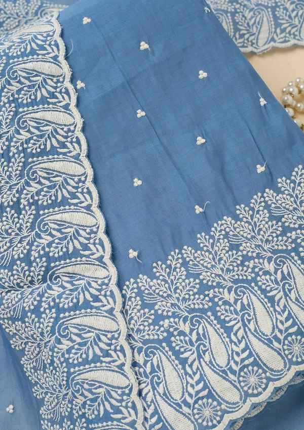Blue_Threadwork_Chanderi_Unstitched_Salwar_Suit