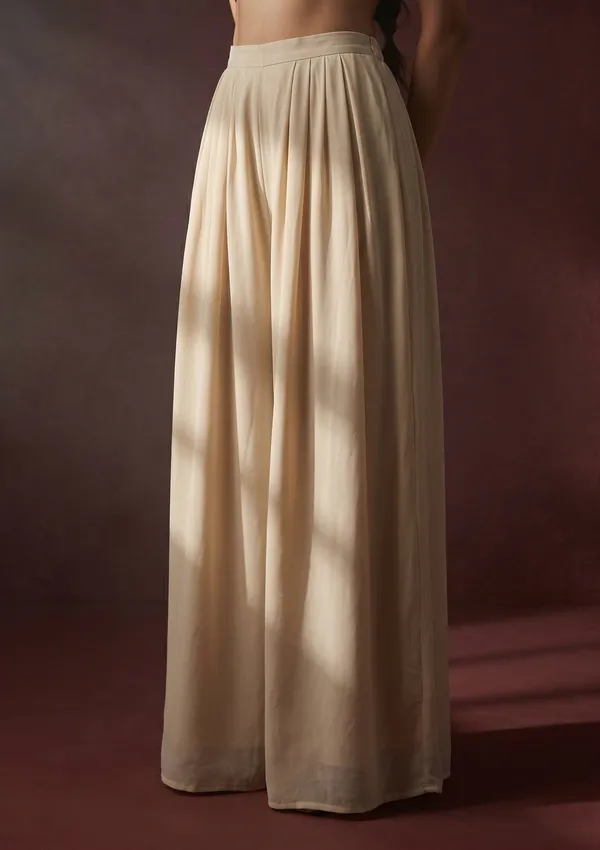 Cream_Cutdana_Tissue_Readymade_Salwar_Suit