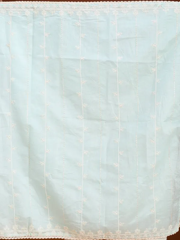 Sea_Green_Threadwork_Chanderi_Readymade_Salwar_Suit