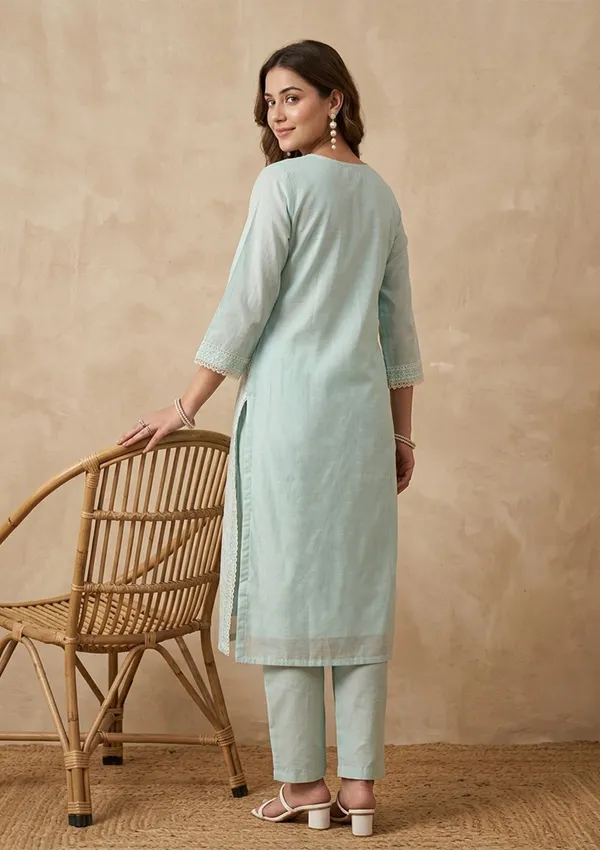 Sea_Green_Threadwork_Chanderi_Readymade_Salwar_Suit