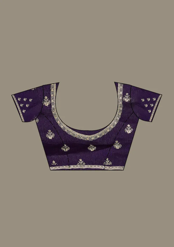 Purple_Tissue_Gold_Zariwork_Saree_With_Matching_Blouse_Piece