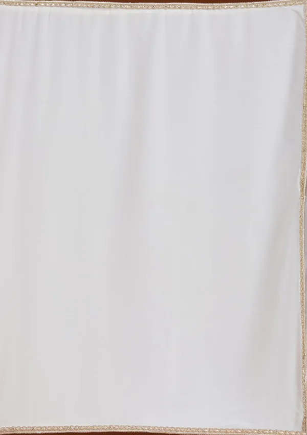 White_Georgette_Chikankari_Anarkali_Kurta_With_Regular_Pant_And_Dupatta