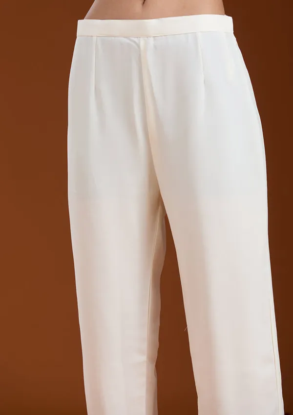 White_Georgette_Chikankari_Anarkali_Kurta_With_Regular_Pant_And_Dupatta