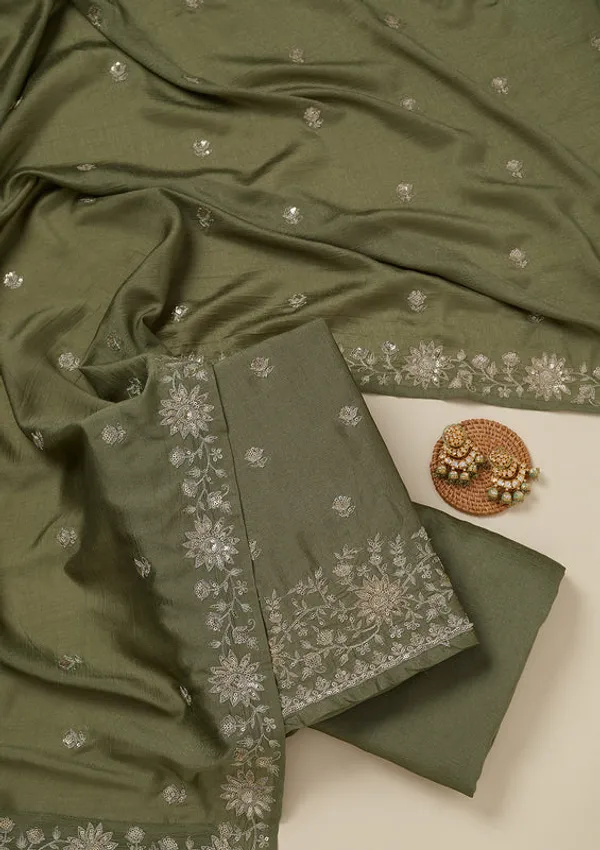 Pista_Green_Soft_Raw_Silk_Silver_Zariwork_Unstitched_Dress_Material_With_Matching_Bottom_And_Dupatta