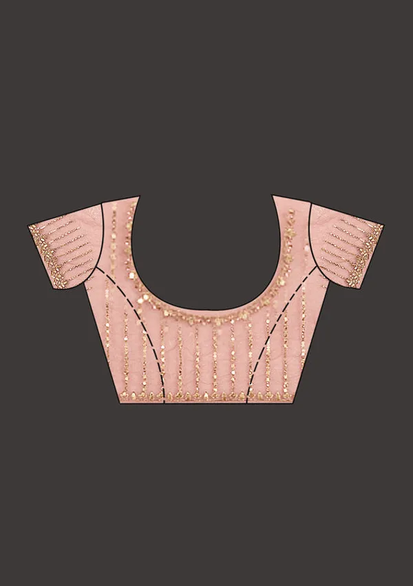 Pink_Net_Silver_Stonework_Saree_With_Matching_Blouse_Piece