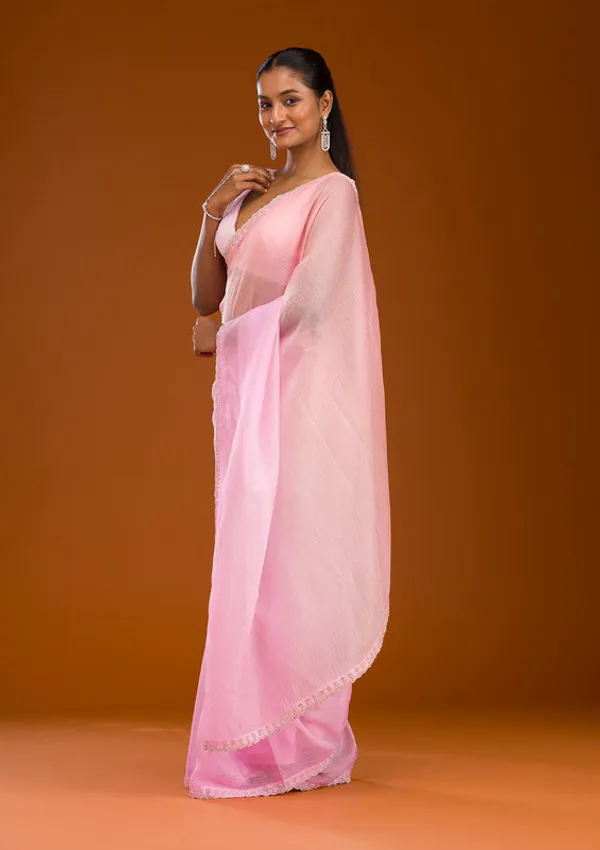 Baby_Pink_Tissue_Silver_Stonework_Saree_With_Matching_Blouse_Piece