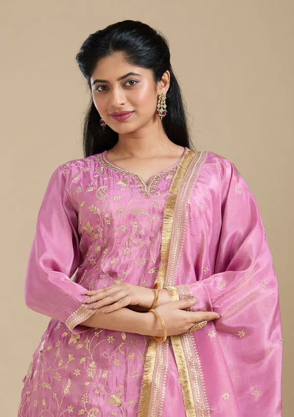 Dark_Onion_Pink_Pitawork_Tissue_Readymade_Salwar_Suit