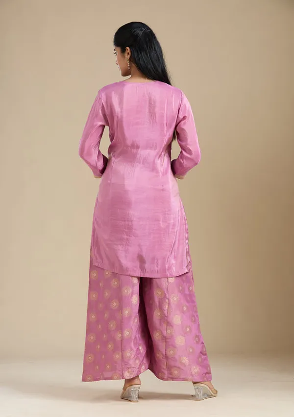 Dark_Onion_Pink_Pitawork_Tissue_Readymade_Salwar_Suit