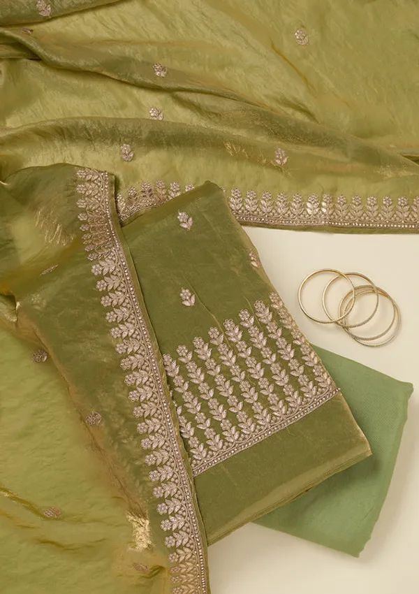 Pista_Green_Tissue_Gotapatti_Unstitched_Dress_Material_With_Matching_Bottom_And_Dupatta