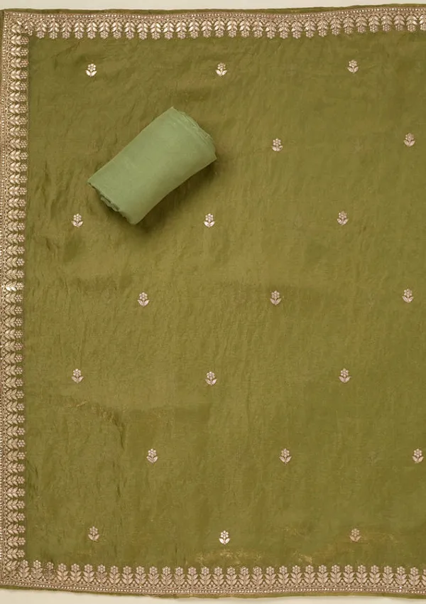 Pista_Green_Tissue_Gotapatti_Unstitched_Dress_Material_With_Matching_Bottom_And_Dupatta