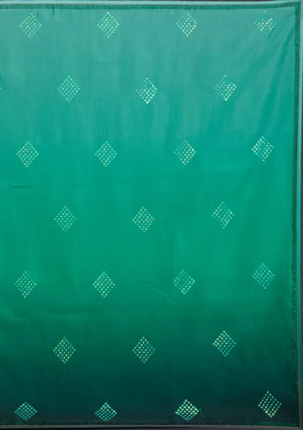 Leaf_Green_Satin_Swarovski_Saree_With_Matching_Blouse_Piece