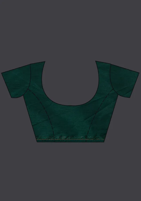 Leaf_Green_Satin_Swarovski_Saree_With_Matching_Blouse_Piece