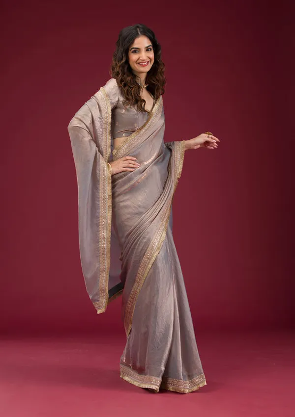 Grey_Tissue_Cording_Saree_With_Matching_Blouse_Piece