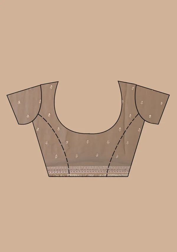 Grey_Tissue_Cording_Saree_With_Matching_Blouse_Piece