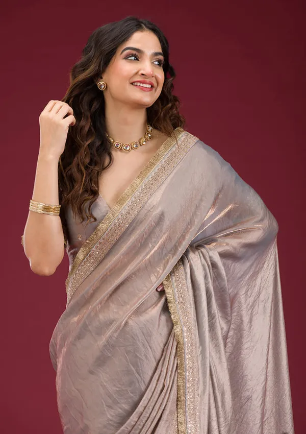 Grey_Tissue_Cording_Saree_With_Matching_Blouse_Piece