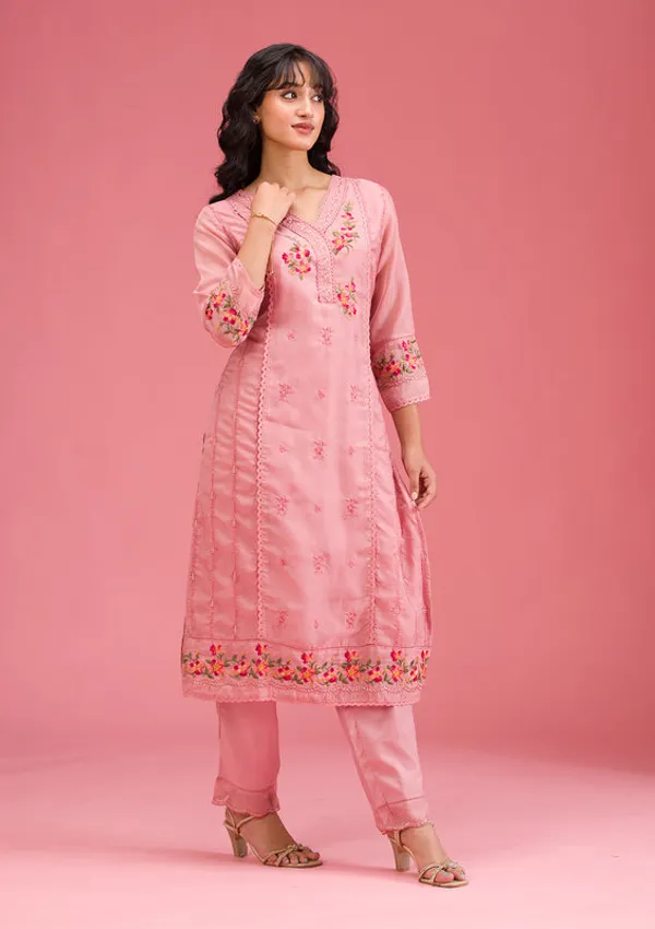 Onion_Pink_Chanderi_Threadwork_Straight_Kurta_With_Pant_Regular_And_Dupatta