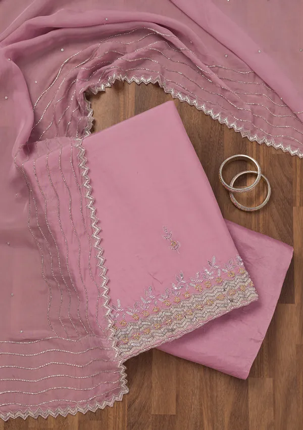 Lavender_Stonework_Tissue_Unstitched_Salwar_Suit