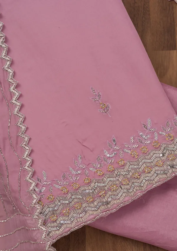 Lavender_Stonework_Tissue_Unstitched_Salwar_Suit