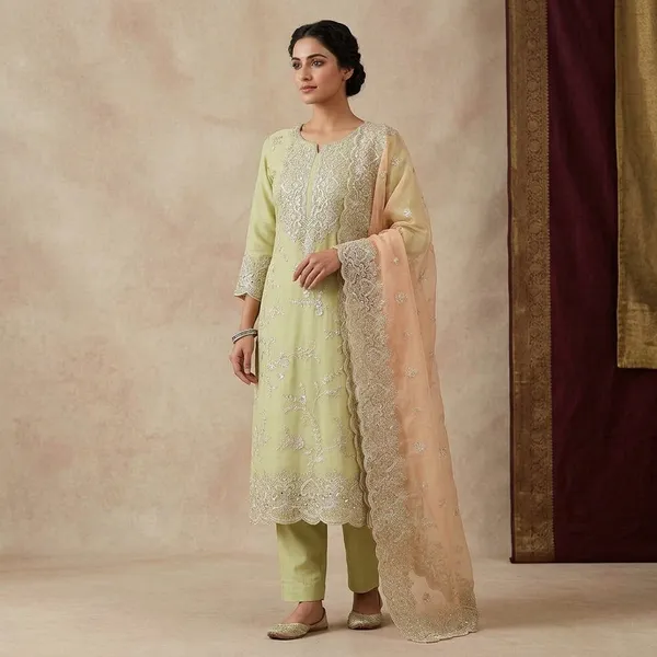 Pista_Green_Tissue_Threadwork_Unstitched_Dress_Material_With_Matching_Bottom_And_Dupatta