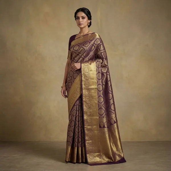 Purple_Zariwork_Gold_Pure_Silk_Saree