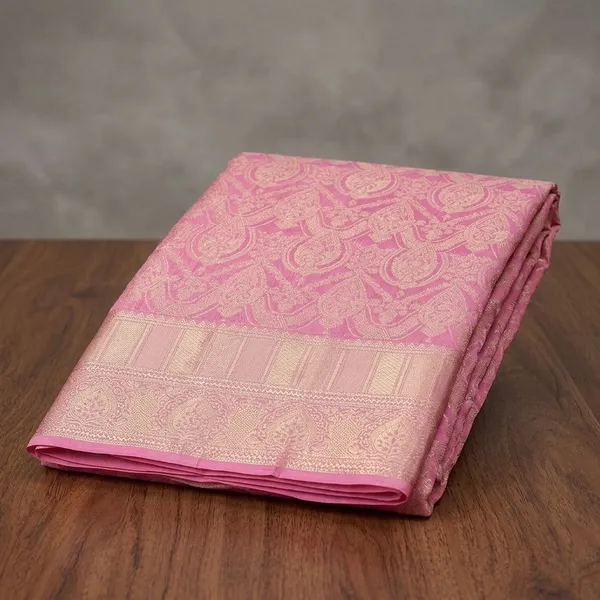 Pink_Kanjivaram_Pure_Silk_Saree