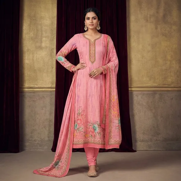 Pink_Muslin_Gold_Zariwork_Unstitched_Dress_Material_With_Matching_Bottom_And_Dupatta