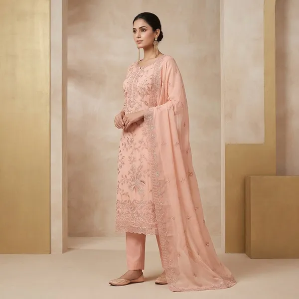 Baby_Pink_Threadwork_Chiffon_Unstitched_Salwar_Suit