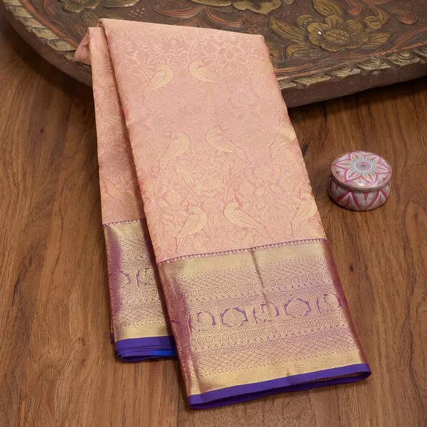 Pink_Kanjivaram_Pure_Silk_Saree