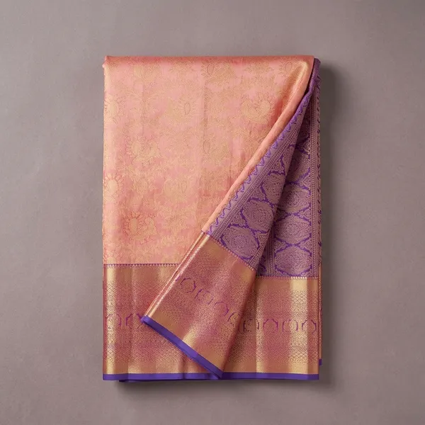 Pink_Kanjivaram_Pure_Silk_Saree