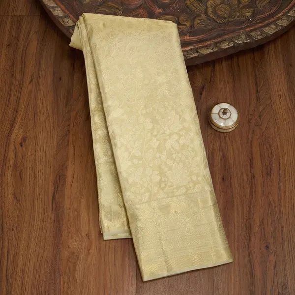 Pista_Green_Silk_Jaal_Saree_With_Matching_Blouse_Piece