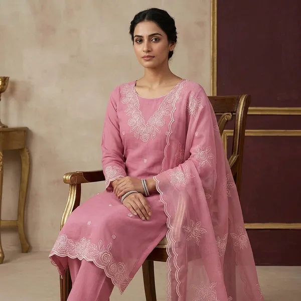 Baby_Pink_Tissue_Threadwork_Unstitched_Dress_Material_With_Matching_Bottom_And_Dupatta
